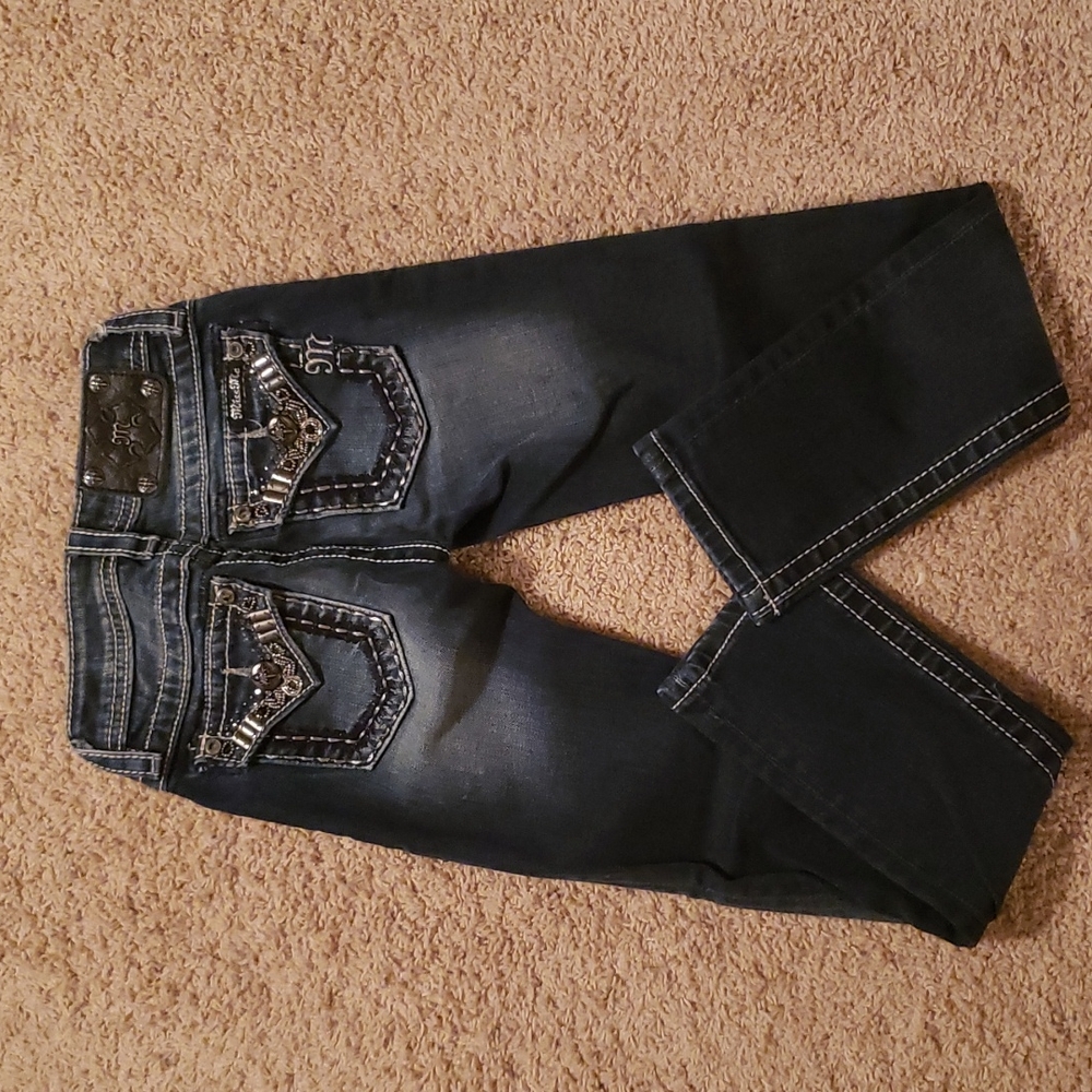 Miss Me girls jeans size 7 skinny